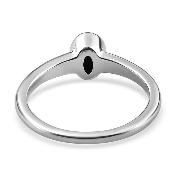 Kanadischer Ammolit-Ring, 925 Silber platiniert, ca. 0,49 ct image number 6