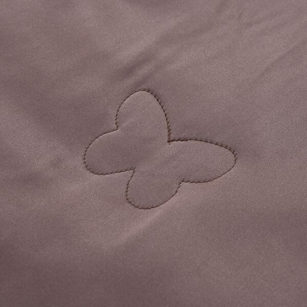 Serenity Night - 100% Maulbeerseide Sommerseidendecke mit Seidenf&uuml;llung Daunenkissen und Seidenkissenbezug Mauve image number 16