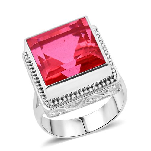 Royal Bali Kollektion - Padparadscha Triplett Quarz Ring - 19,33 ct. image number 0