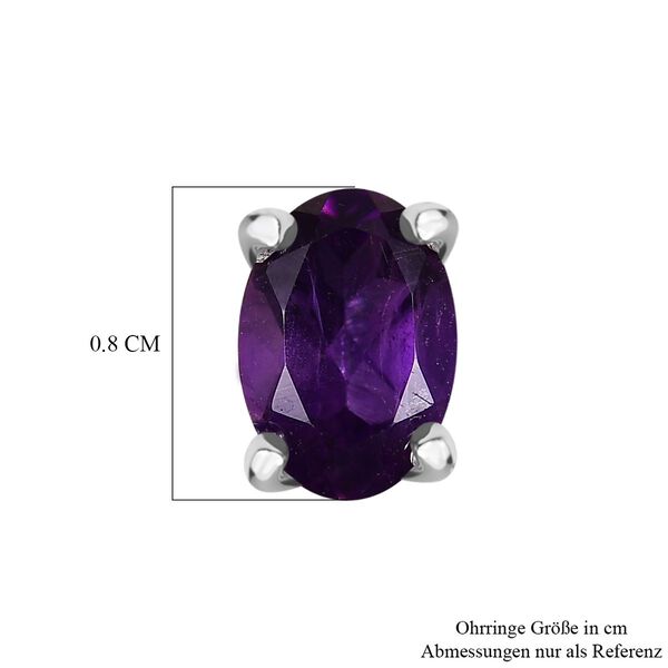 Afrikanische Amethyst Ohrringe - 1,40 ct. image number 6