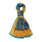 LA MAREY printed 100% mulberry silk scarfMaterial:100% Mulberry silk size:110cm*180cmWeight : 50gblue