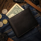 Herrengeldbörse aus echtem Leder mit RFID Schutz, Schwarz image number 1
