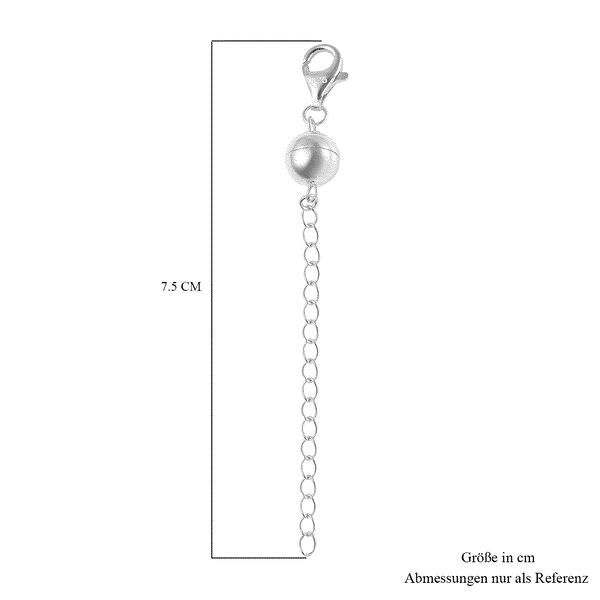 TOUCH und LOCK Magnetschlie&szlig;e mit Extender in rhodiniertem Silber image number 10