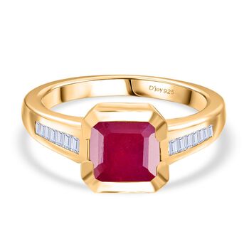 D'Joy Afrikanischer Rubin und Diamant Ring - 2,74 ct.