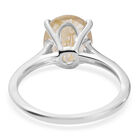 Goldener Rutil-Quarz-Ring, 925 Silber  ca. 2,39 ct image number 5