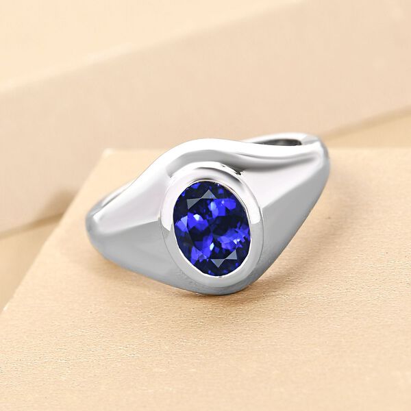 RHAPSODY - AAAA Tansanit-Ring, 950 Platin 9,47g  ca. 2,01 ct image number 2