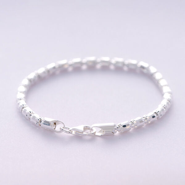 Italienisches Armband, ca. 19 cm, 925 Silber ca. 7,16g