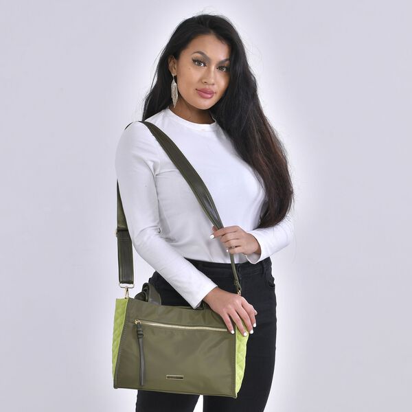 Wasserdichte Umh&auml;ngetasche, Olivgr&uuml;n image number 2