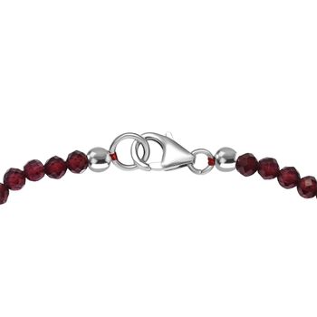 Rotes Granat 19cm Armband - 16 ct.