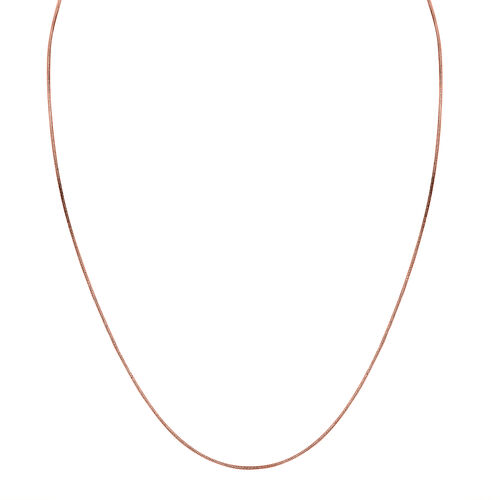 Italienische Schlangen-Kette, ca. 50 cm, 925 Silber rosévergoldet image number 0