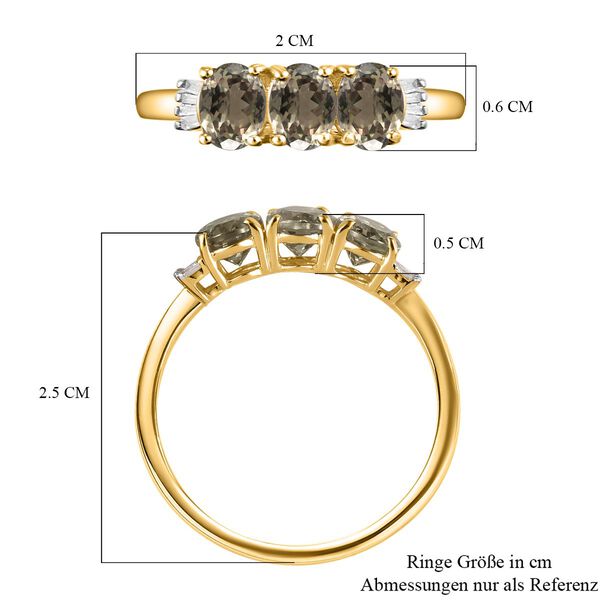 AAA Turkizit und Diamant-Ring - 2,71 ct. image number 7