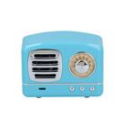 Retro Bluetooth Lautsprecher, Größe 9,8x5,8x7,2 cm, Blau image number 0