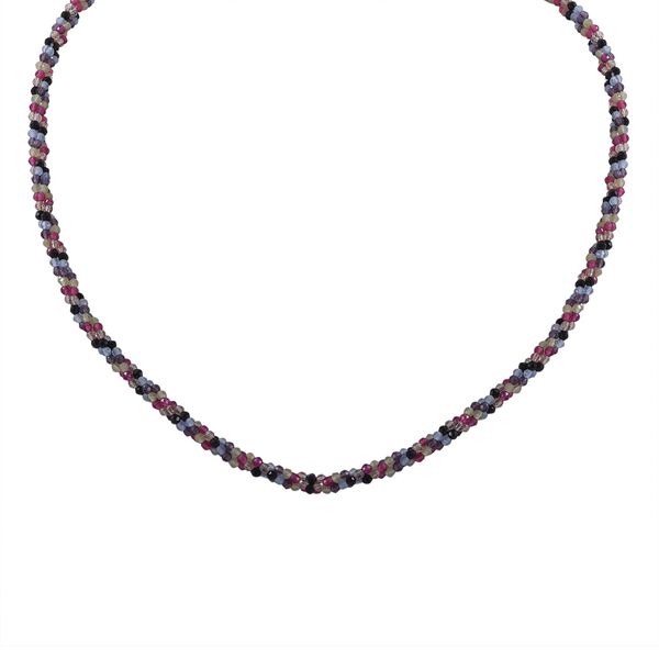 Multi-Edelstein-Halskette, 45 cm - 100 ct. image number 3