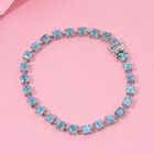 AAA blaues Zirkon Armband image number 1
