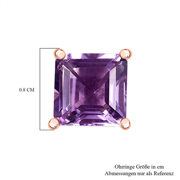 D'Joy AAA Rose De France Amethyst Ohrringe - 3,26 ct. image number 5