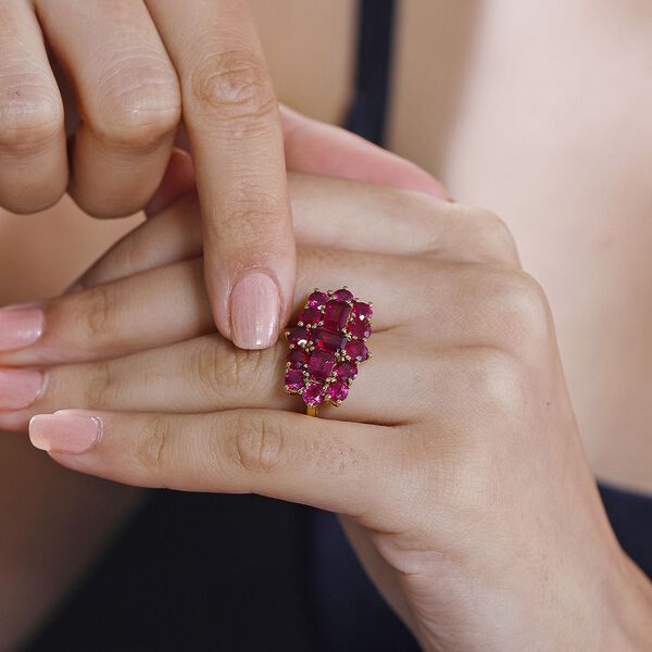 AA Afrikanischer Rubin-Ring - 6,74 ct. image number 10