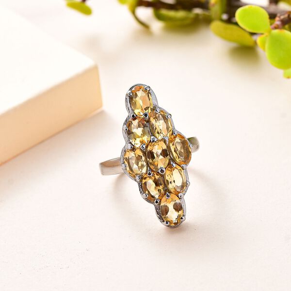 Citrin Ring - 4,06 ct. image number 2