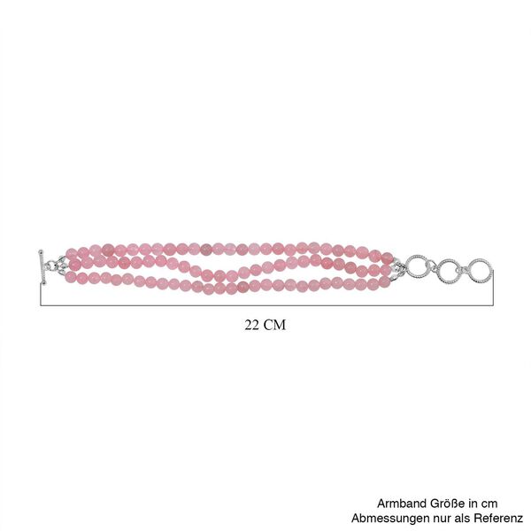 Rosenquarz Armband, 18 cm - 30 ct. image number 5