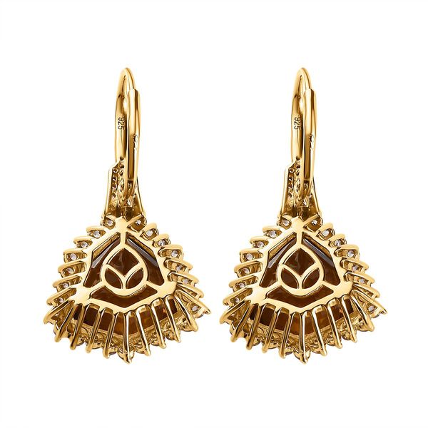 AA Citrin und Zirkon Ohrringe - 17,27 ct. image number 5