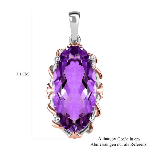 AA Rose De France Amethyst Anhänger - 8,31 ct. image number 6