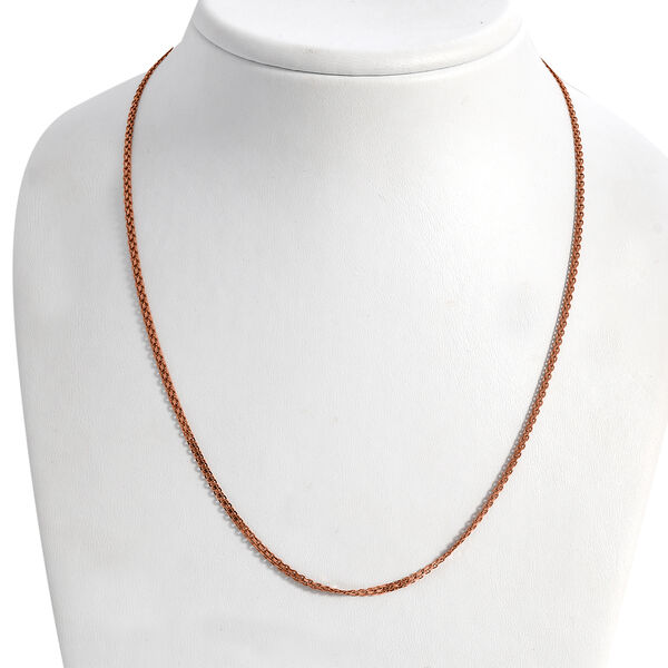 925 Silber rosévergoldet Kette ca. 45 cm ca. 3,31g image number 1