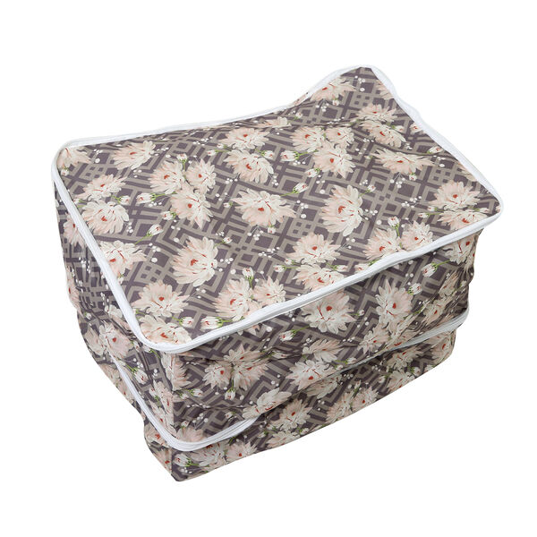 Serenity Night: 2-lagig Erweiterbare Aufbewahrungstasche, grau image number 2