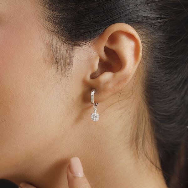 J Francis gefertigt mit SWAROVSKI- Zirkonia Ohrringe image number 3