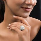 Polki Diamant Ring 925 Silber platiniert  ca. 1,00 ct image number 2