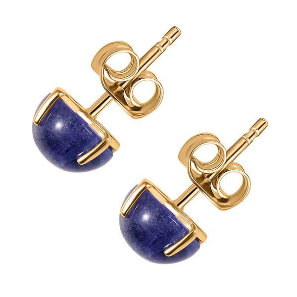 AAA Tansanit Ohrringe in 375 Gold - 5,76 ct. image number 5
