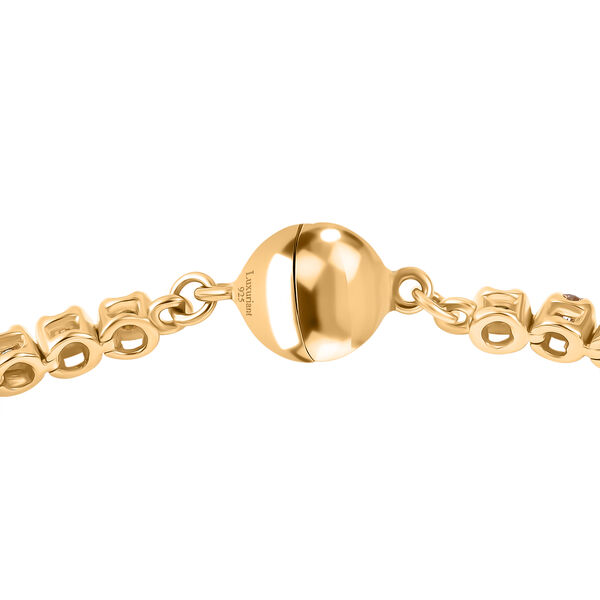 LUXURIANT DIAMOND - Lab Grown Rosa Diamant SI-GH SGL zertifiziert Armband ca. 19 cm 925 Silber 750 Gelbgold Vermeil ca. 2,00 ct. image number 4