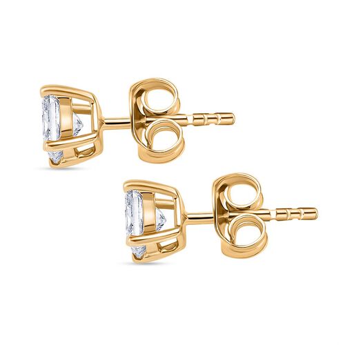 LUXURIANT DIAMOND- SGL zertifizierte VS-EF Labor Diamant Ohrringe in 585 Gold - 1 ct. image number 6