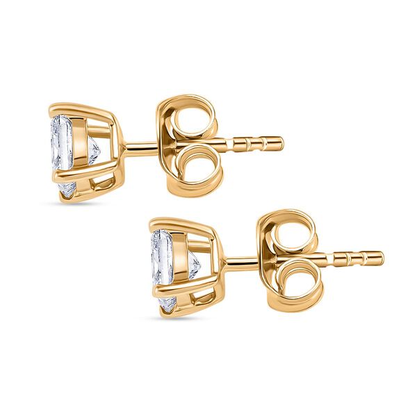 LUXURIANT SGL zertifizierte VS-EF Labor Diamant Ohrringe in 585 Gold - 1 ct. image number 6