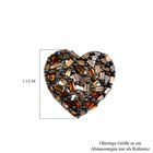 GP Heart Kollektion - Rote Diamant und blaue Saphir-Ohrstecker in Silber image number 4
