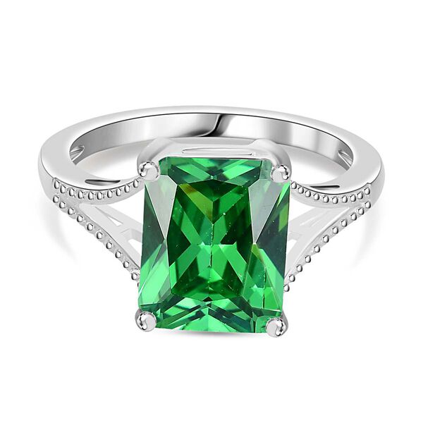 Gr&uuml;ner Zirkonia-Ring