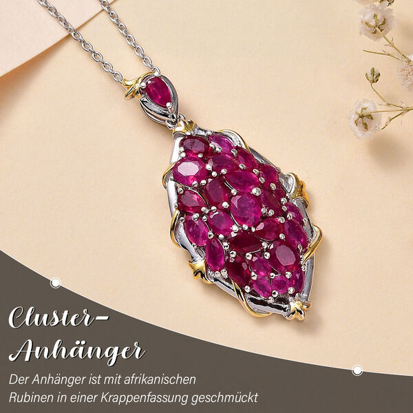 Afrikanischer Rubin-Anhänger mit 50cm Kette - 4,40 ct. image number 2