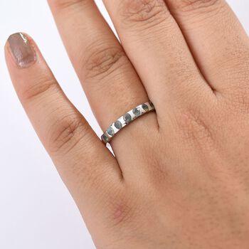 D joy Alexandrit Ring 925 Silber rhodiniert (Gr&ouml;&szlig;e 18.00) ca. 0.67 ct