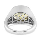 Ouro Verde-Quarz-Ring, 925 Silber platiniert  ca. 6,06 ct image number 5