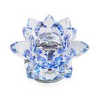 2-teiliges Set: Drehbare Kristall-Lotusblume, blau image number 5