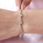 Peridot Armband in Silber 5,34 ct. image number 2