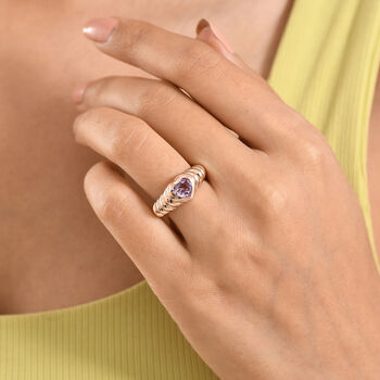 EverTrue Rosa Amethyst Ring - 1 ct.