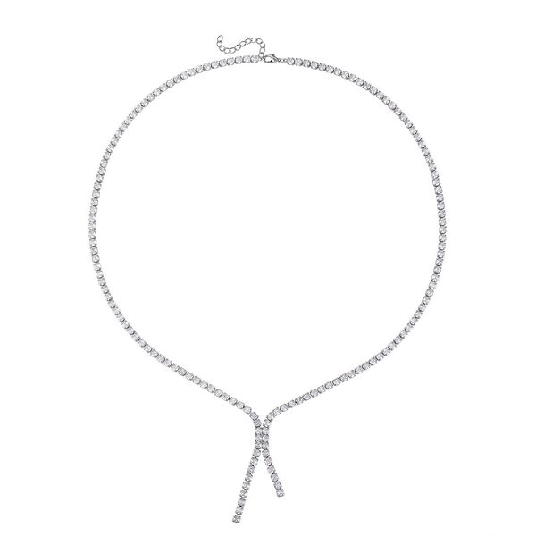 Wei&szlig;er Zirkonia Schmuckset Reines Messing ca. 2.05 ct image number 2