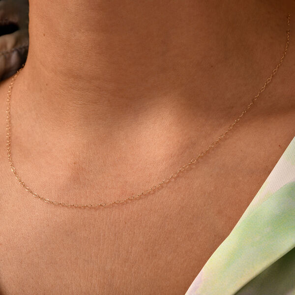 Italienische Panzerkatte, ca. 45cm, 375 Gelbgold image number 1