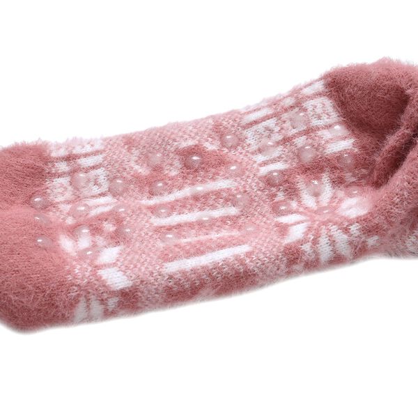 2er Set kuschelige Sherpa Socken, Winter Teddyb&auml;ren image number 4