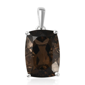 Rauchquarz-Anh&auml;nger, 925 Silber ca. 6,31 ct