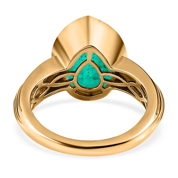 Smaragd Triplett Quarz Ring - 3,74 ct. image number 6