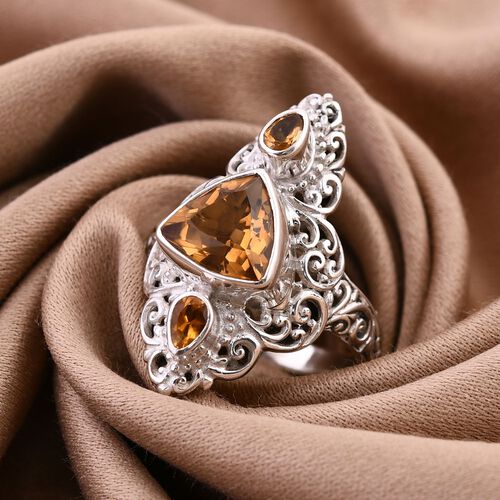 Royal Bali Kollektion - Citrin Ring - 3,87 ct. image number 1