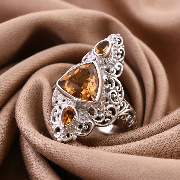 Royal Bali Kollektion - Citrin Ring - 3,87 ct. image number 1