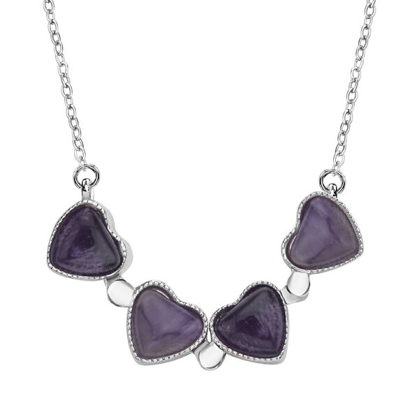 Afrikanisches Amethyst und lila Kristall 2-Wege-Schmuckset image number 5