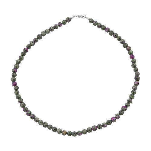 Rubin Zoisite Halskette ca. 45 cm 925 Silber ca. 117,25 ct. image number 0