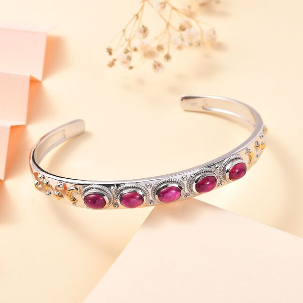 AA Afrikanischer Rubin-Armreif -19 cm  - 6,29 ct. image number 8